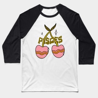 Pisces Cherries Baseball T-Shirt